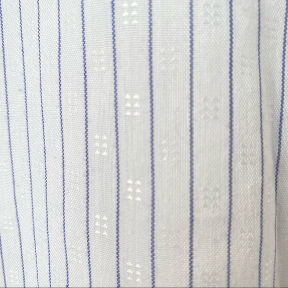 Vintage Dior button down w/ navy blue stripes - Picture 5 of 5